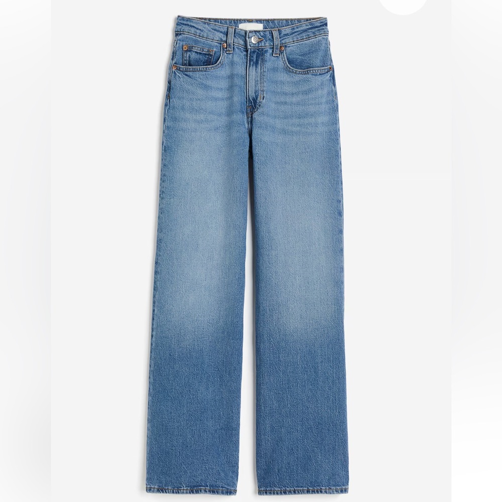 H&M Wide High Jeans